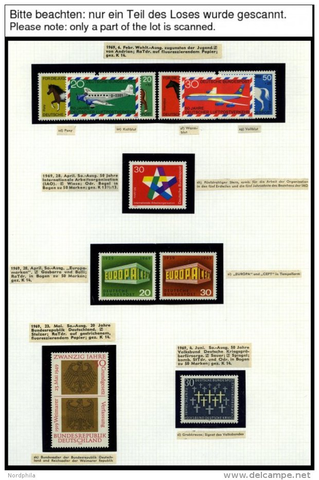 JAHRG&Auml;NGE 576-699 **, 1969-71, 3 In Den Hauptnummern Komplette Jahrg&auml;nge, Pracht - Gebraucht