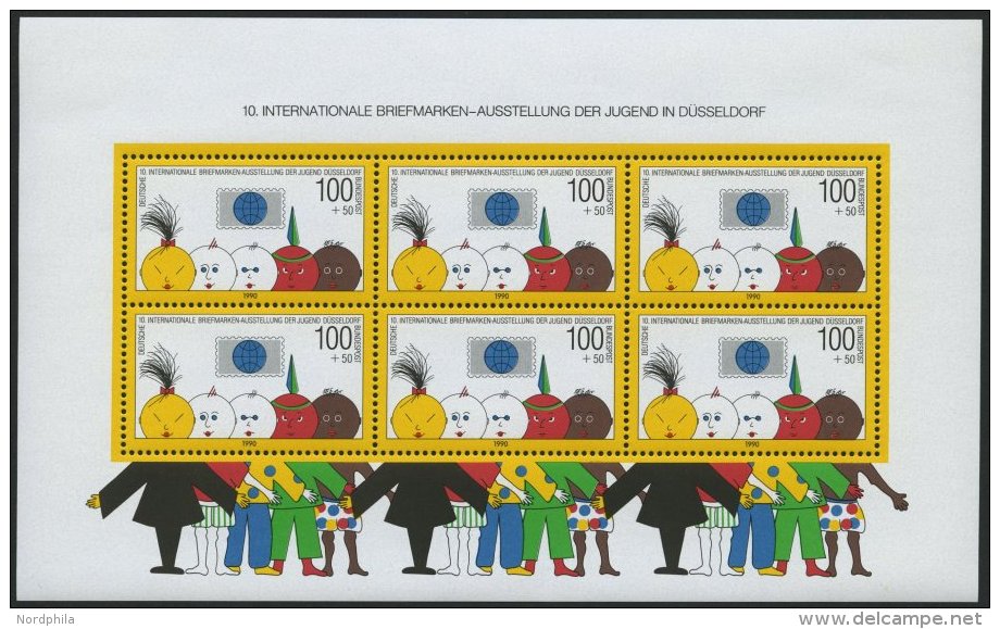 ENGROS Bl. 21 **, 1990, Block Briefmarkenausstellung, 9x, Pracht, Mi. 180.- - Variedades Y Curiosidades