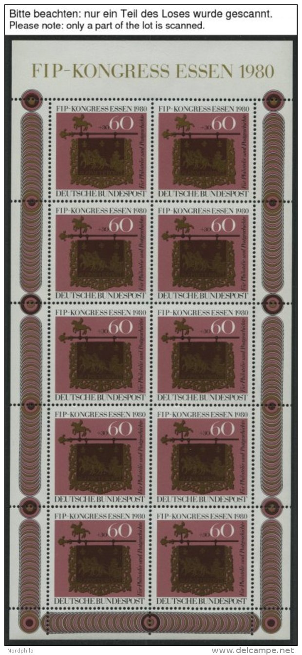 ENGROS 1065KB **, 1980, FIP Im Kleinbogen, 8x, Pracht, Mi. 80.- - Sonstige & Ohne Zuordnung