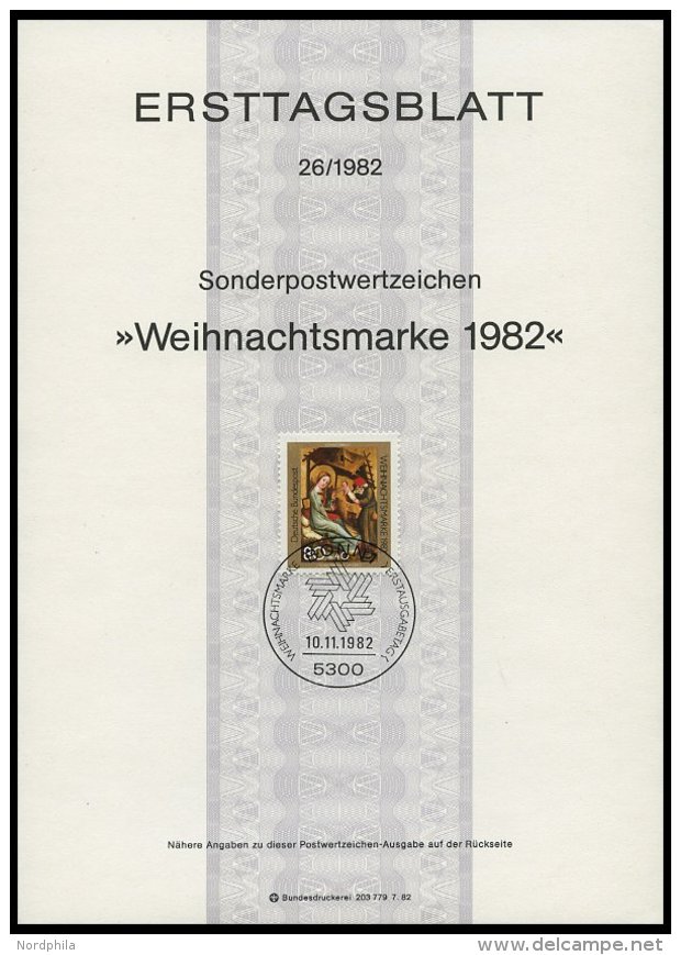 ERSTTAGSBL&Auml;TTER 1118-61 BrfStk, 1982, Kompletter Jahrgang, ETB 1 - 26/82, Pracht - Otros & Sin Clasificación