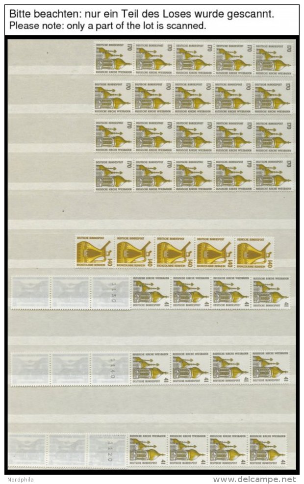 ROLLENMARKEN Aus 1340-1938 **, 1987-94, Dublettenpartie Rollenmarken Sehensw&uuml;rdigkeiten, Pracht - Rollo De Sellos