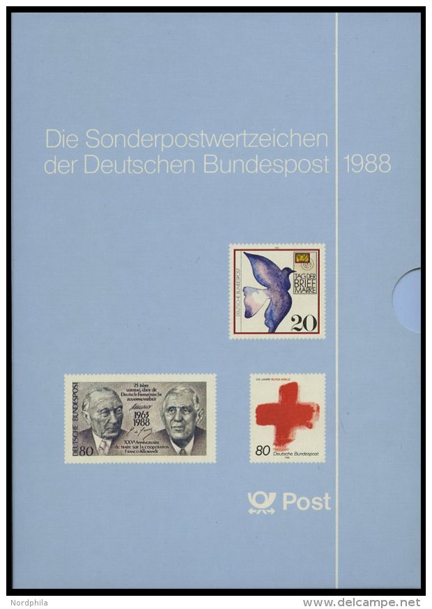 JAHRESZUSAMMENSTELLUNGEN J 16 **, 1988, Jahreszusammenstellung, Pracht, Mi. 75.- - Sonstige & Ohne Zuordnung