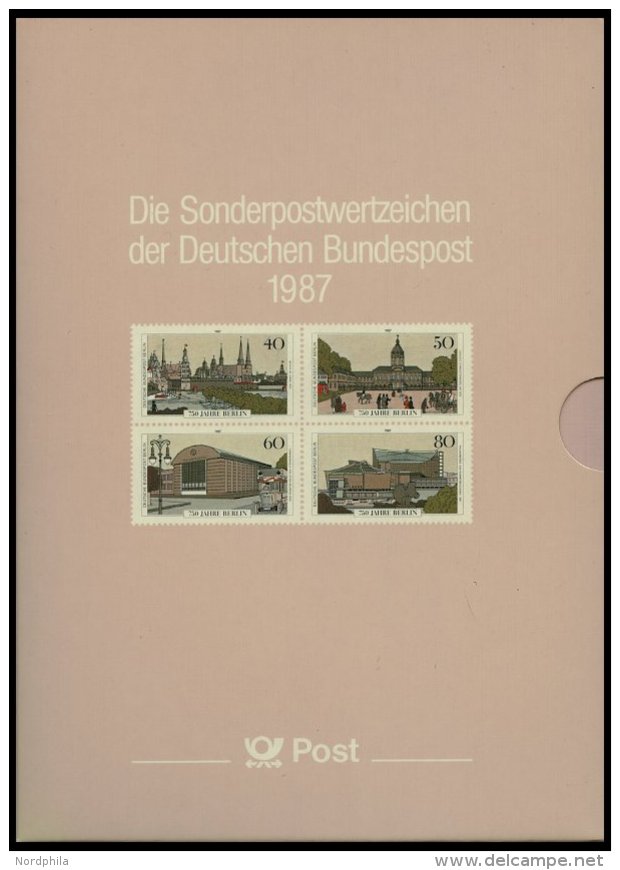 JAHRESZUSAMMENSTELLUNGEN J 15 **, 1987, Jahreszusammenstellung, Pracht, Mi. 75.- - Sonstige & Ohne Zuordnung