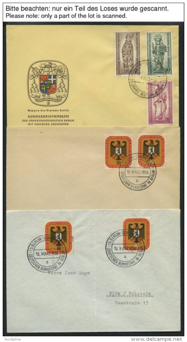 LOTS 1957-60, Partie FDC`s Mit Guten Mittleren Belegen, Fast Nur Prachterhaltung, Mi. 670.- - Otros & Sin Clasificación