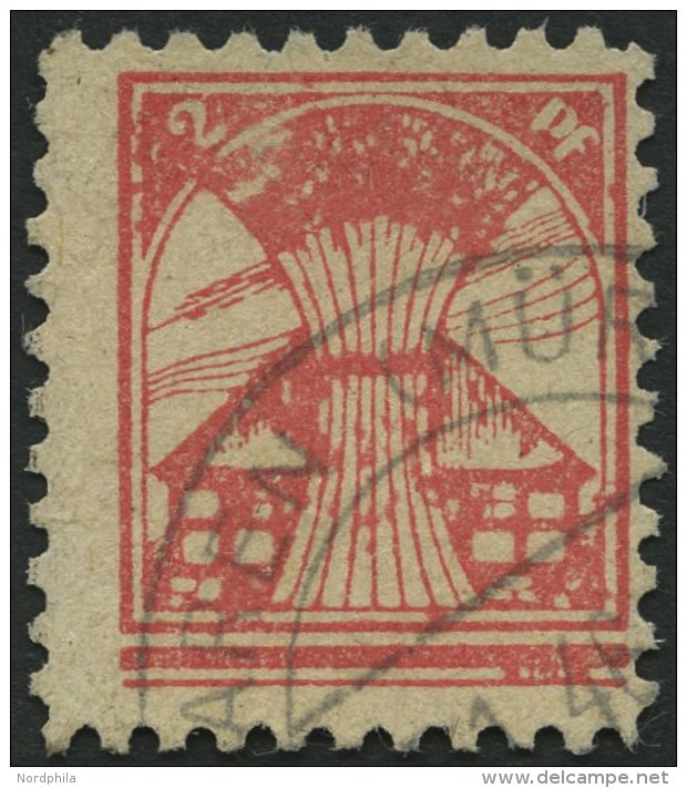 MECKLENBURG-VORPOMMERN 18c O, 1945, 12 Pf. Rosarot Mit Druckzuf&auml;lligkeit 2 Pf, Pracht, Gepr. Kramp - Sonstige & Ohne Zuordnung