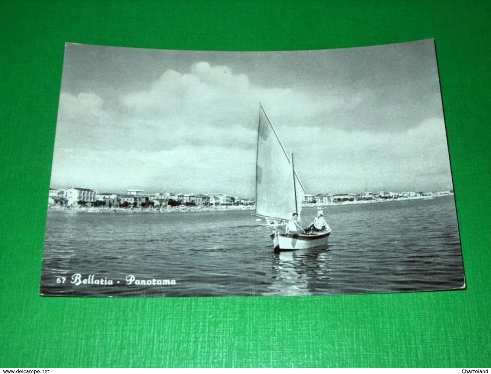 Cartolina Bellaria - Panorama 1960 - Rimini