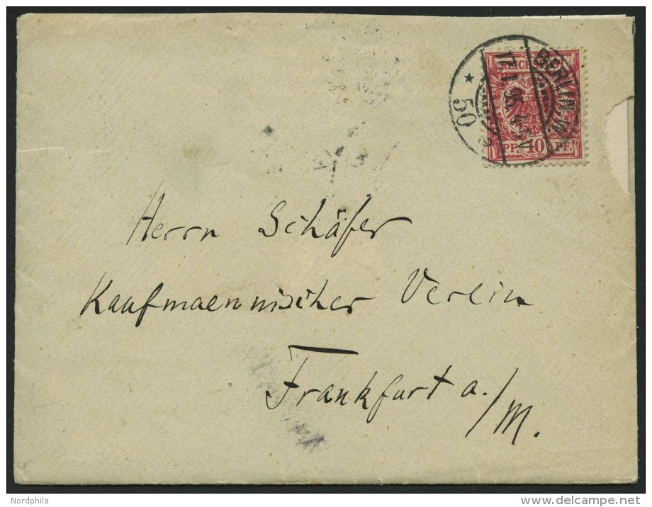 DEUTSCH-OSTAFRIKA 1895, Brief Mit Inhalt Von Dr. Karl Peters (Reichskommisar F&uuml;r Das Kilimandjaro-Gebiet) An Den Ka - Deutsch-Ostafrika