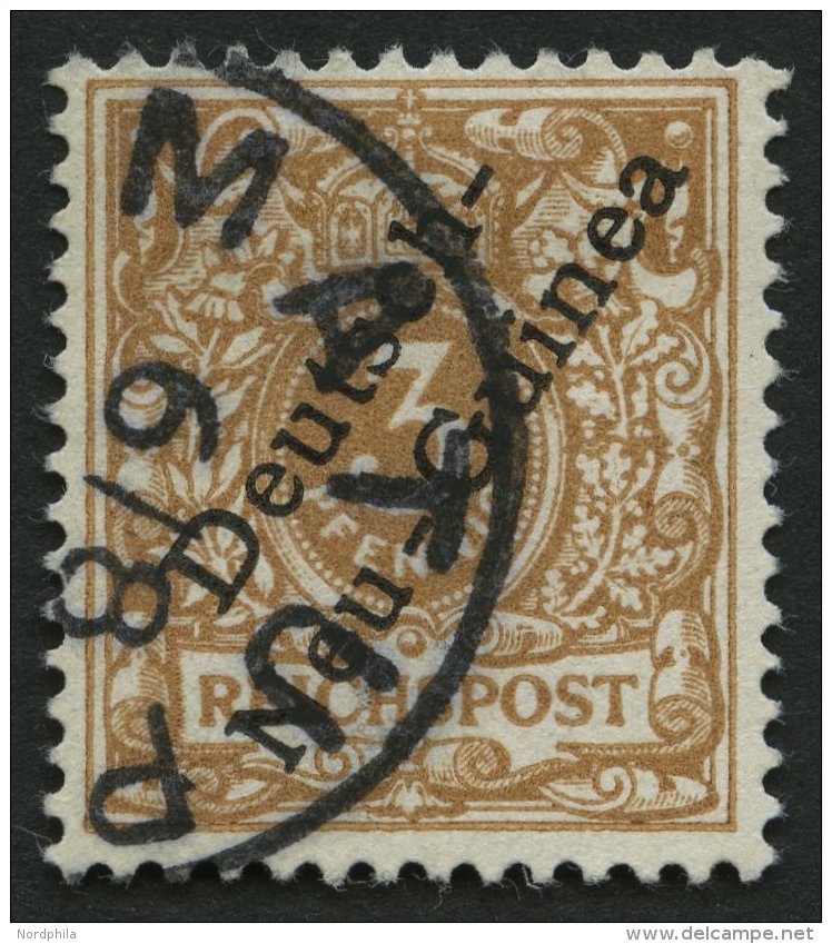 DEUTSCH-NEUGUINEA 1b O, 1898, 3 Pf. Hellockerbraun, Stempel MATUPI, Pracht, Mi. 70.- - Nueva Guinea Alemana