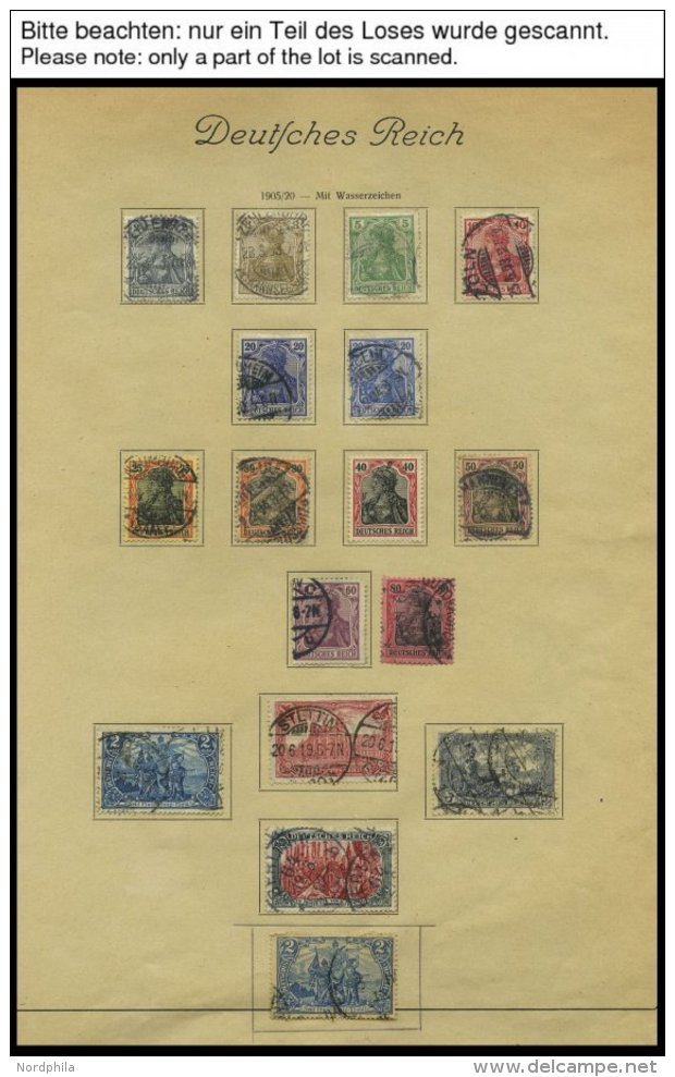 SAMMLUNGEN *,o , 1918-23, Alter Sammlungsteil Inflation, Besichtigen! - Gebraucht
