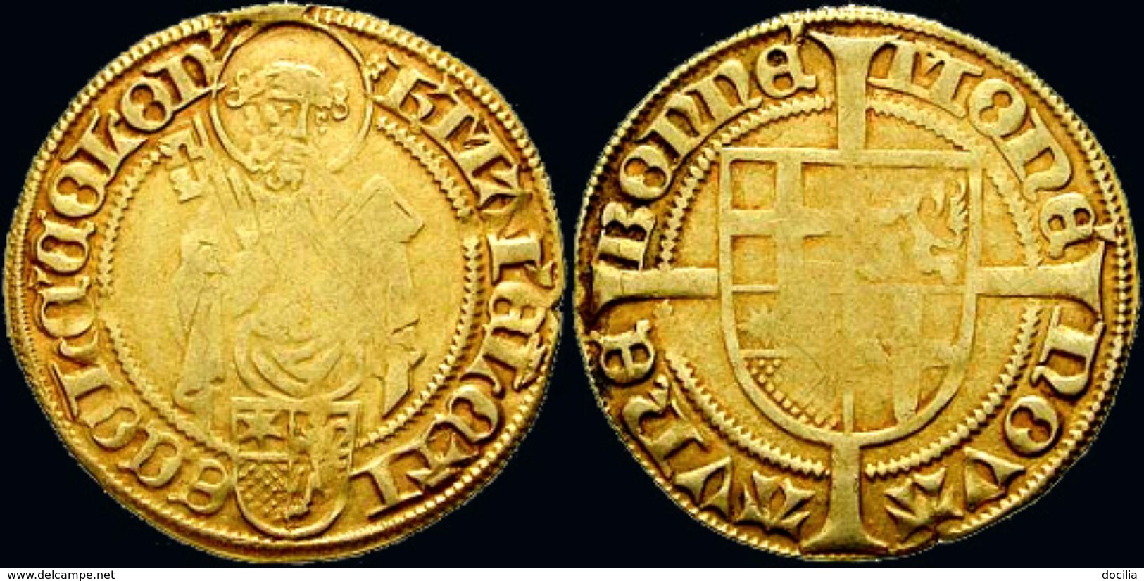 [DO] GERMANIA (BONN) - Ermann IV Von Hessen (1480-1508) GOLDGULDEN O.j (Oro / Gold /Or) - Monete D'oro