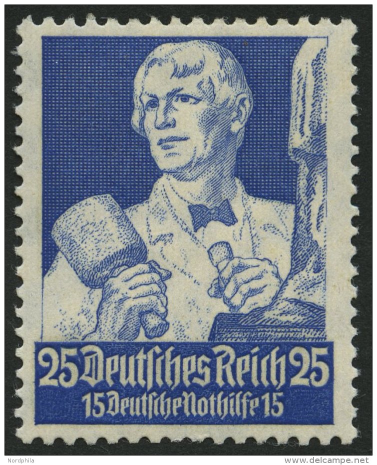 Dt. Reich 563 **, 1934, 25 Pf. St&auml;nde, Normale Z&auml;hnung, Pracht, Mi. 120.- - Sonstige & Ohne Zuordnung