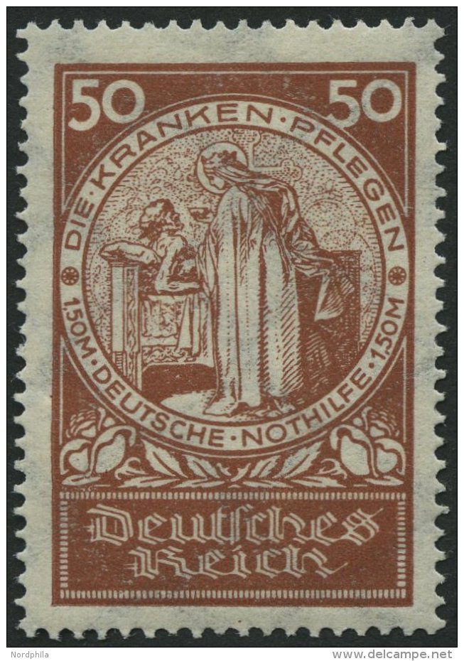 Dt. Reich 354 **, 1924, 50 Pf. Nothilfe, Pracht, Mi. 120.- - Usados