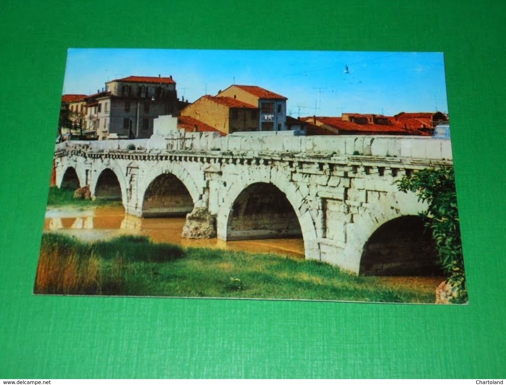 Cartolina Rimini - Ponte Di Tiberio 1960 Ca - Rimini