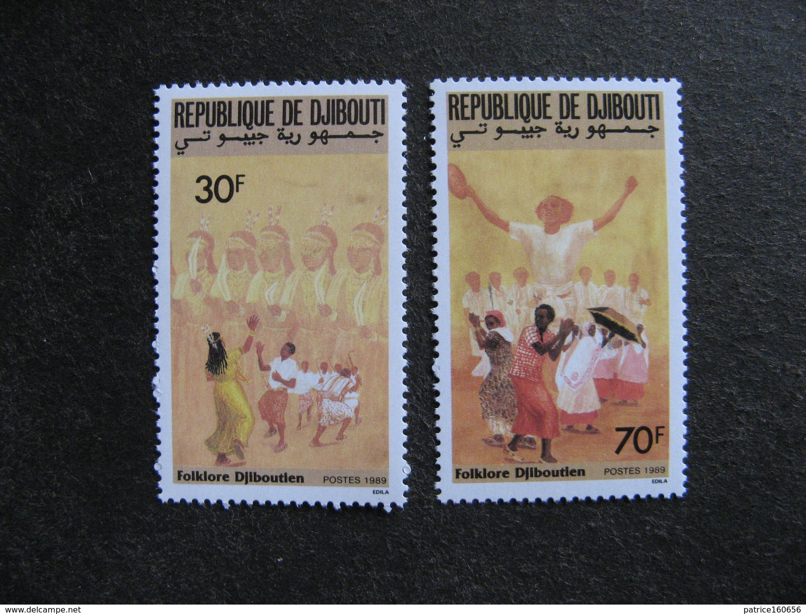 Djibouti : TB Paire  N° 652 Et N° 653, Neufs XX. - Djibouti (1977-...)