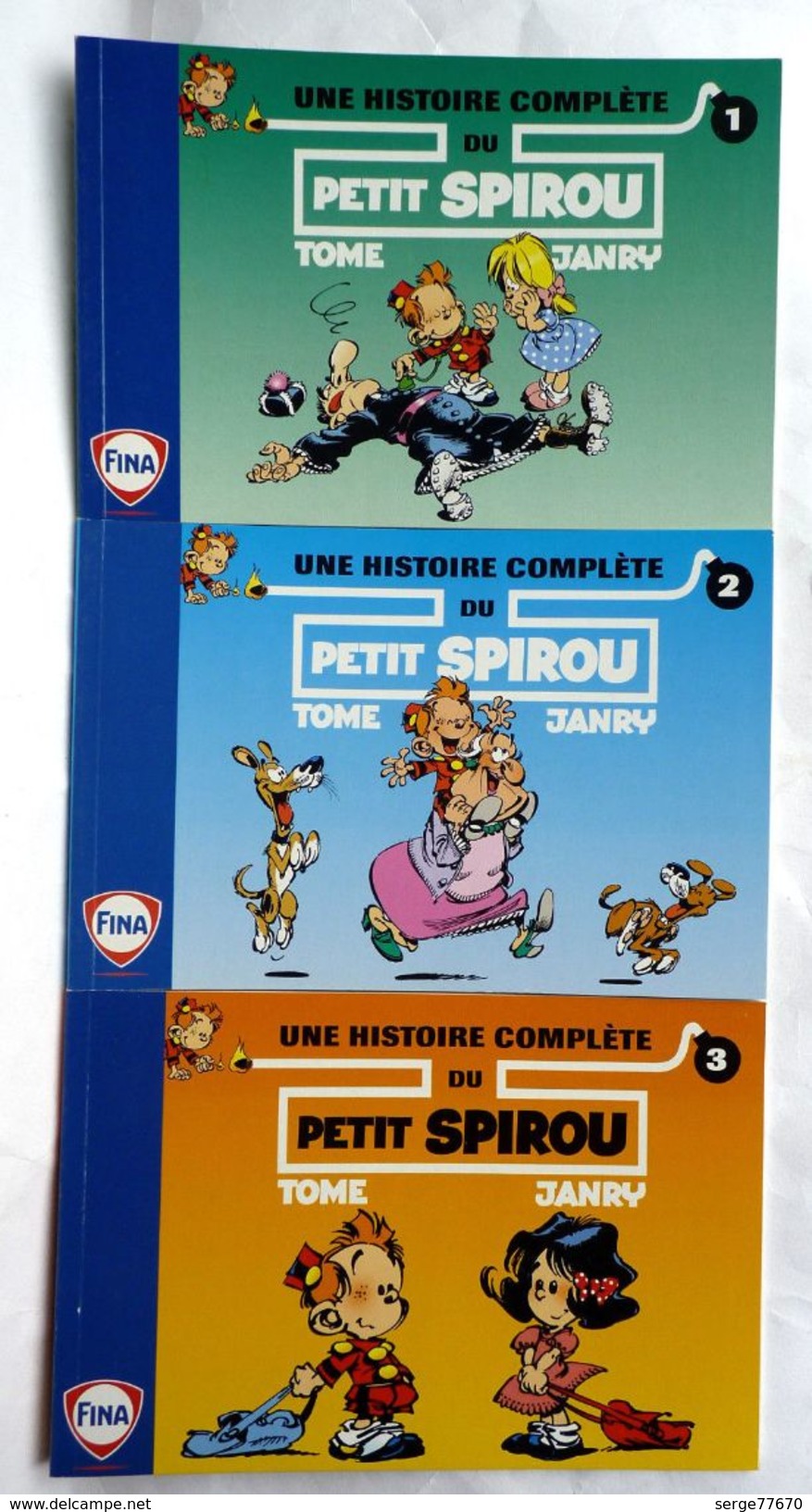 LE PETIT SPIROU FINA 1 à 3 Série Complète TOME JANRY 1996 - Petit Spirou, Le