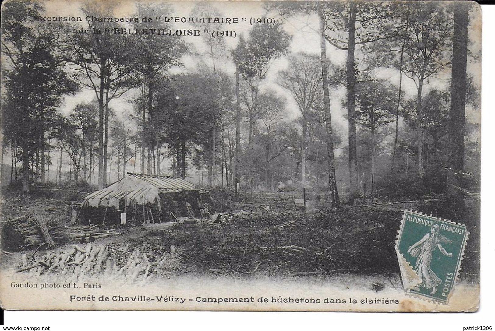 CPA  Forêt De Chaville-Vélizy, Campement De Bûcherons Dans La Clairière 13303 - Otros & Sin Clasificación