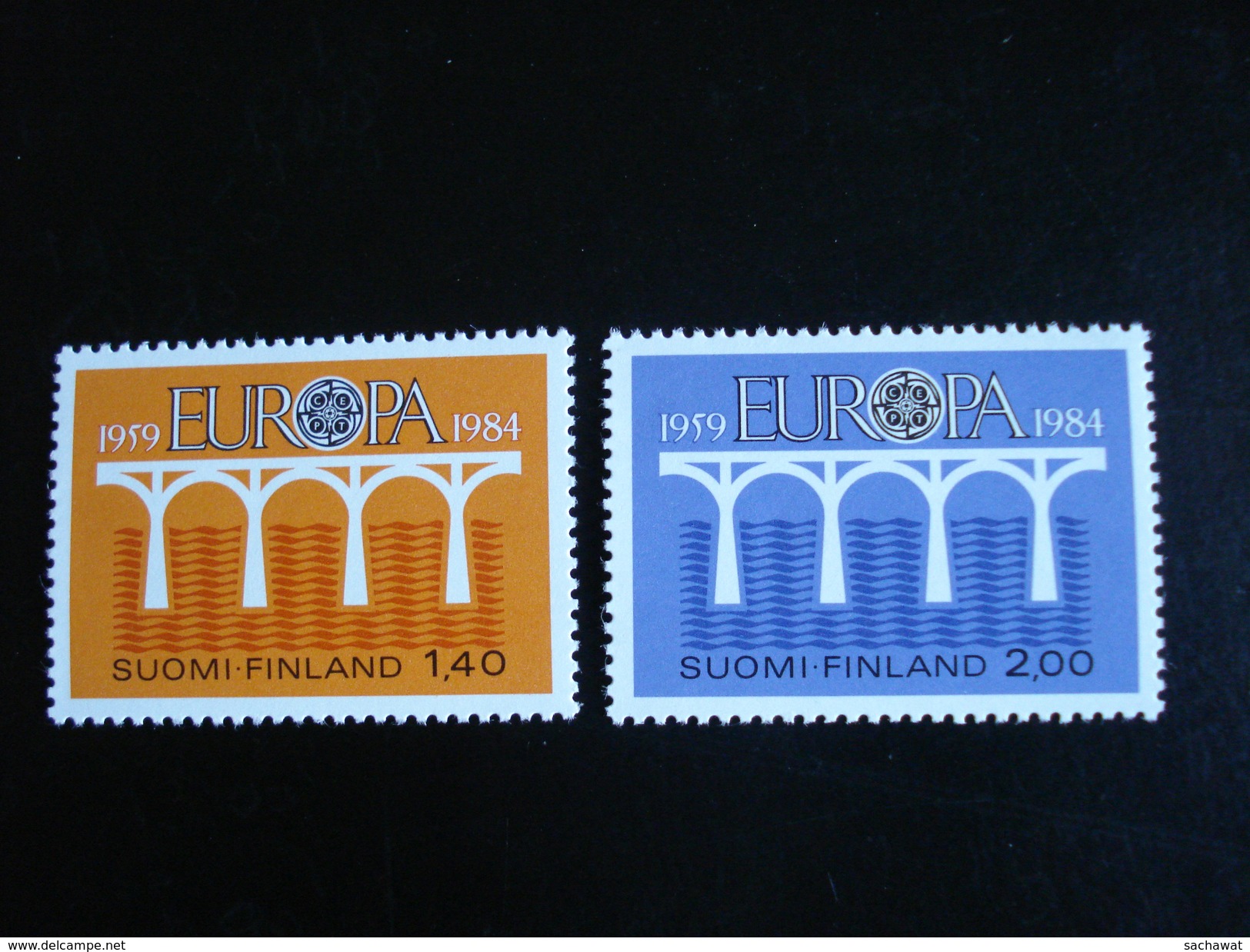 Finlande - Europa 1984 "Pont De Coopération" - Y.T. 908/909 - Neuf (**) Mint (MNH) - 1984