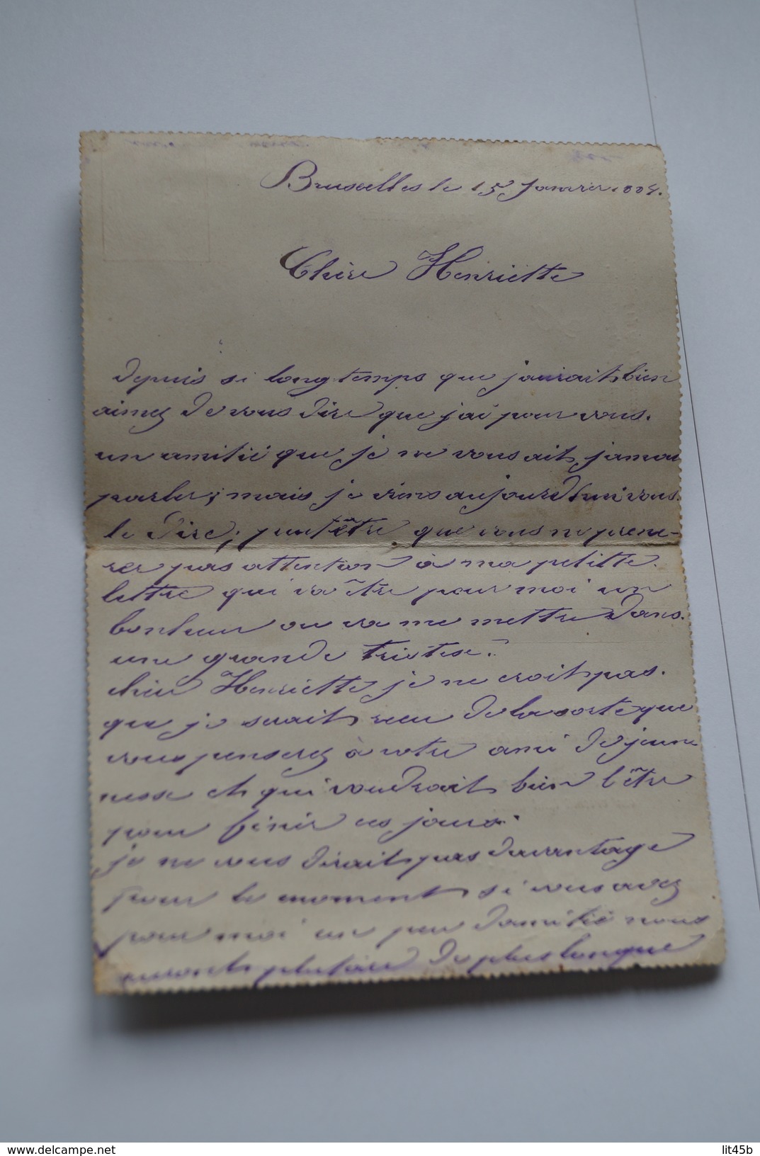 Courrier avec superbes oblitérations de Floreffe de 1885 ,Superbe pièce pour collection