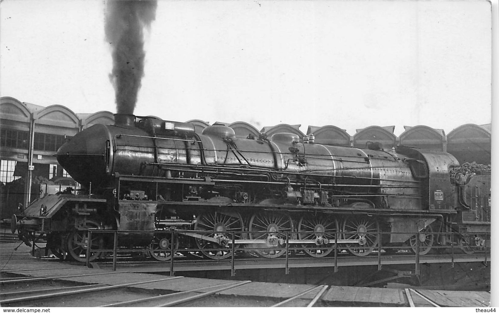 ¤¤   -  MIGENNES   -  Carte-Photo D'une Locomotive En Gare  -  ¤¤ - Migennes