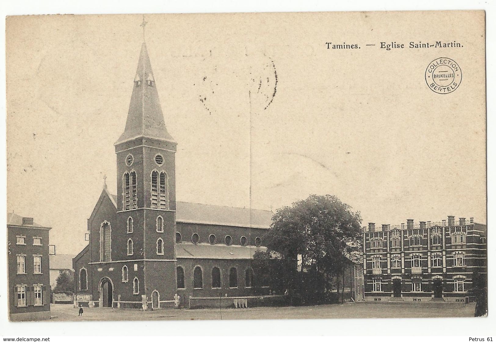 TAMINES - Eglise Saint-Martin - 1913 - Sambreville