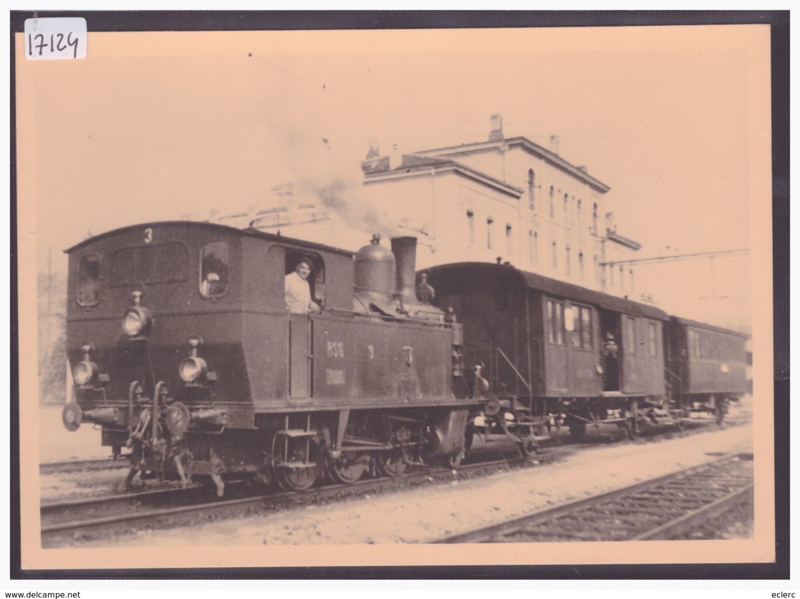 FORMAT 10x15cm - CHEMIN DE FER DU JURA - REPRO - LEUTWILER VERLAG - TRAIN - BAHN - SERIE 55/10 - TB - Autres & Non Classés