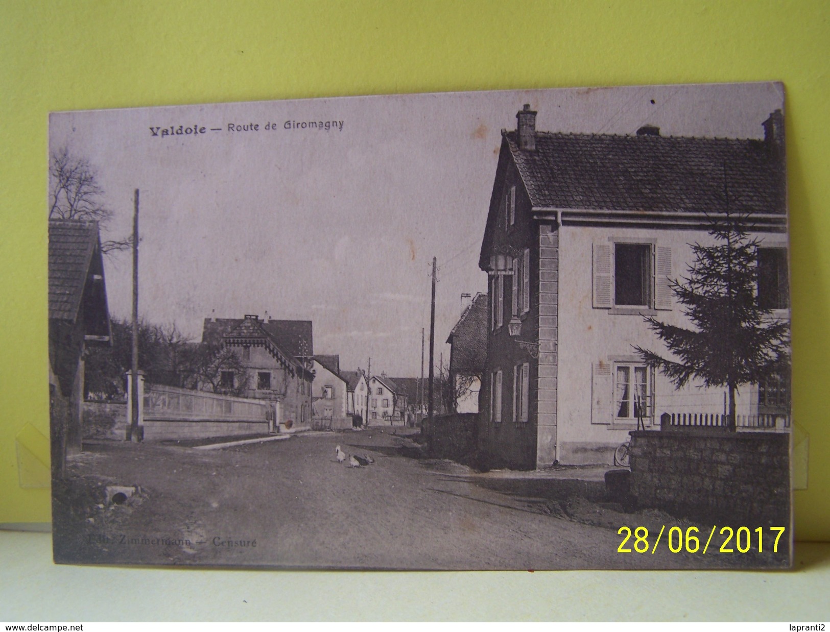 VALDOIE (TERRITOIRE DE BELFORT) ROUTE DE GIROMAGNY - Valdoie