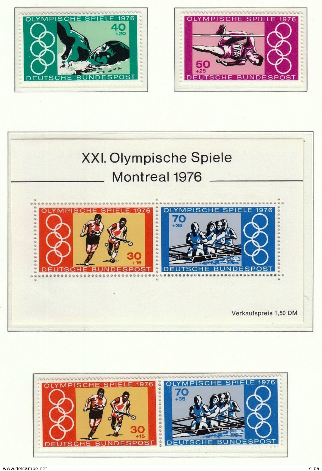 Germany / Olympic Games Montreal 1976 / Swimming, Athletics, Field Hockey, Rowing - Summer 1976: Montreal