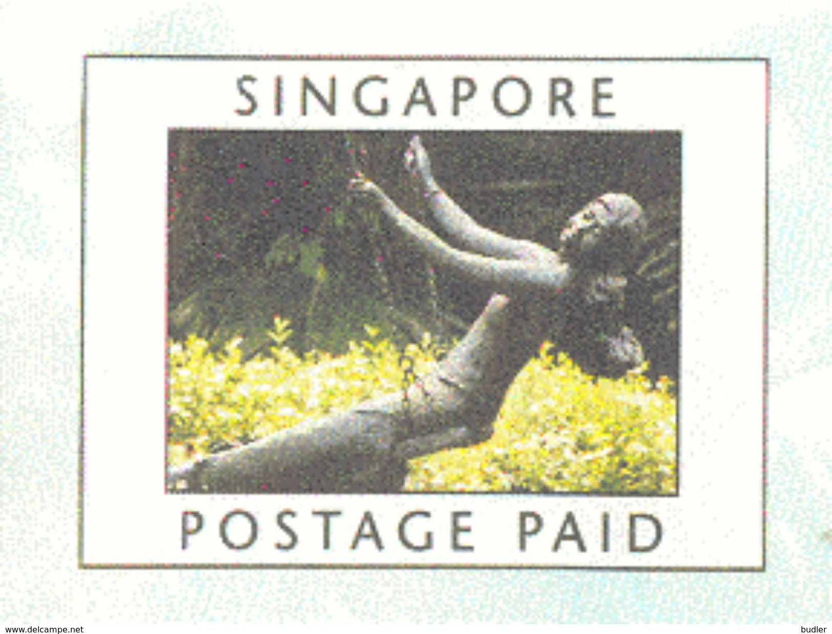 SINGAPORE:19..: Aerogr.:FLORA,JARDIN,GARDEN,ETANG,FLEUR,FLOWER,ARBRE,TREE,JARDIN BOTANIQUE,BOTANIC GARDEN,HORTICULTURE, - Autres & Non Classés