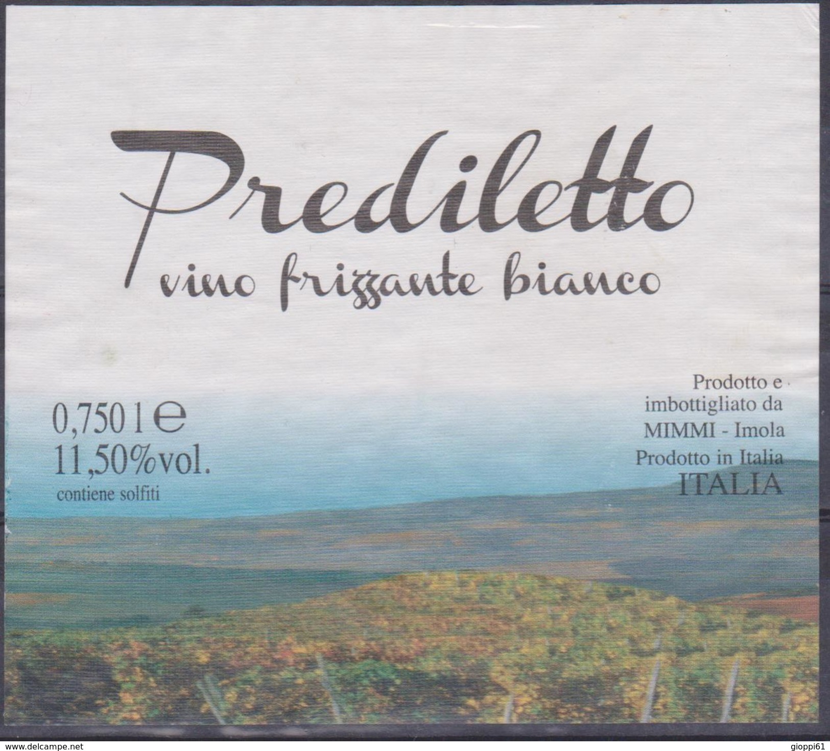 Prediletto Vinop Frizzante Bianco Cantina Mimmi (Imola) - Altri & Non Classificati