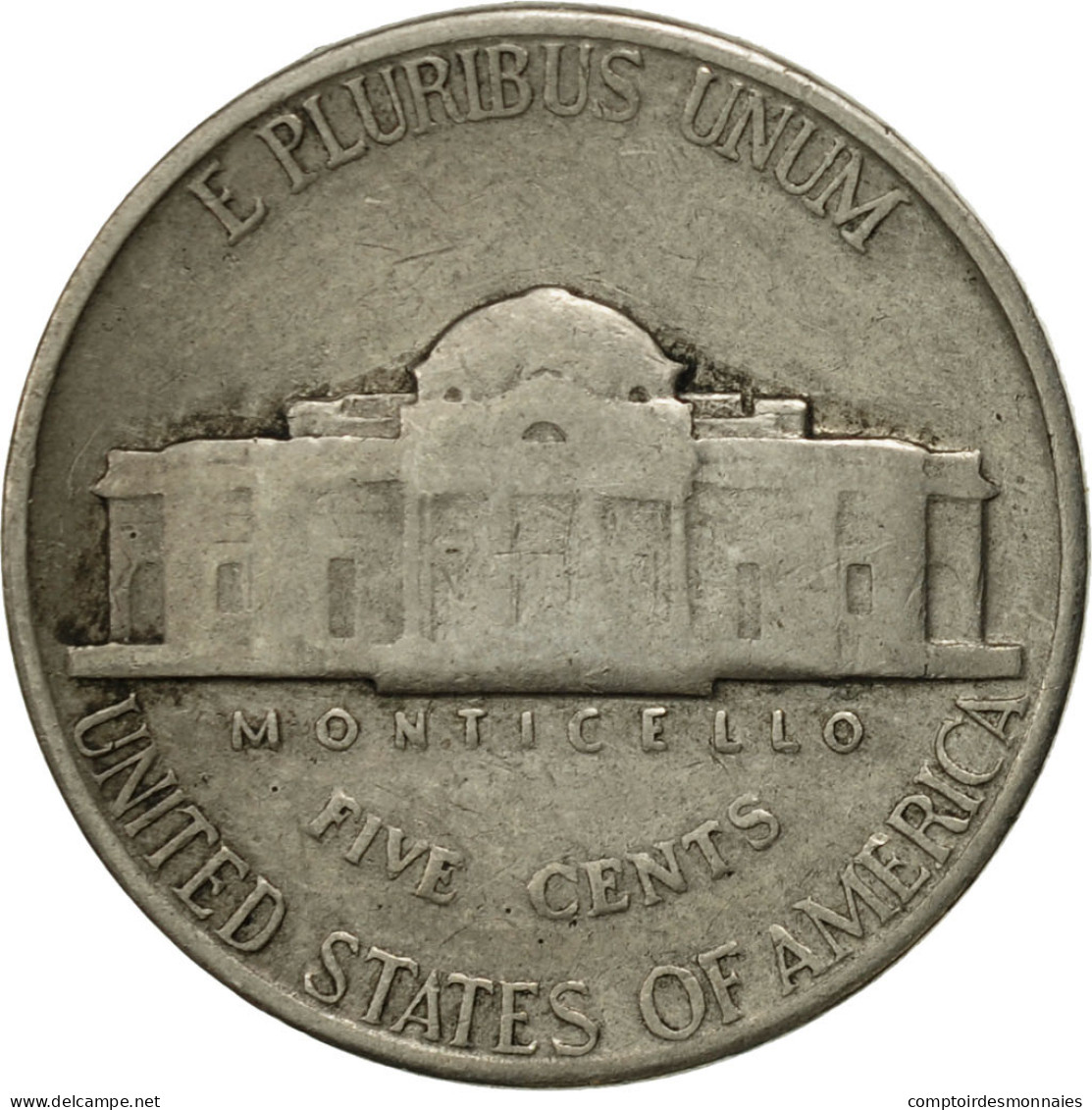 Monnaie, États-Unis, Jefferson Nickel, 5 Cents, 1941, U.S. Mint, Philadelphie - 1909-1958: Lincoln, Wheat Ears Reverse