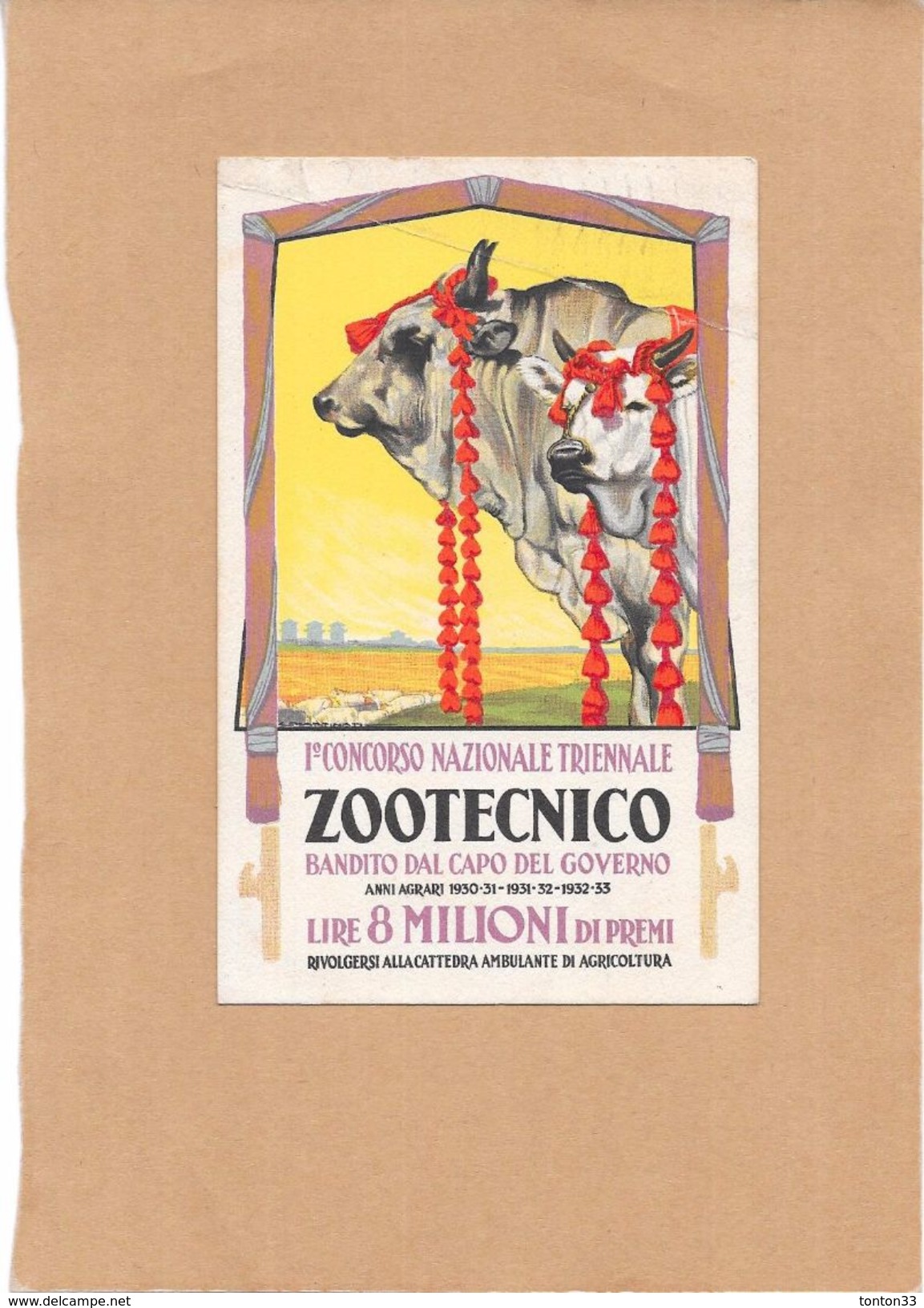 PARIS - 75 - Lois FOUCHER Cartolina Postale - Concorso Nazionale Triennale ZOOTECNICO - ENCH2906/321 - - Petits Métiers à Paris