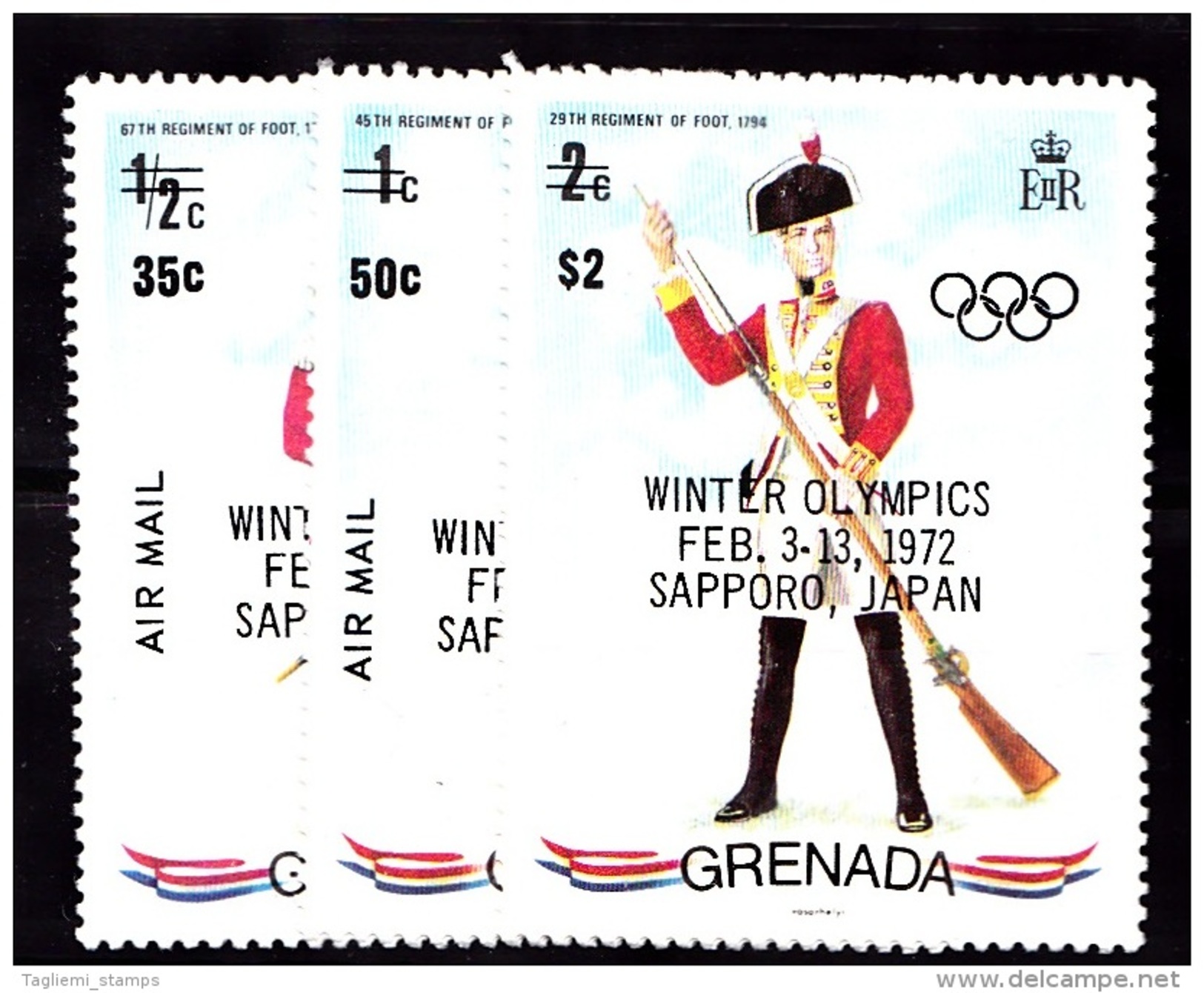 Grenada, 1972, SG 475 - 477, Set Of 3, MNH - Grenade (...-1974)