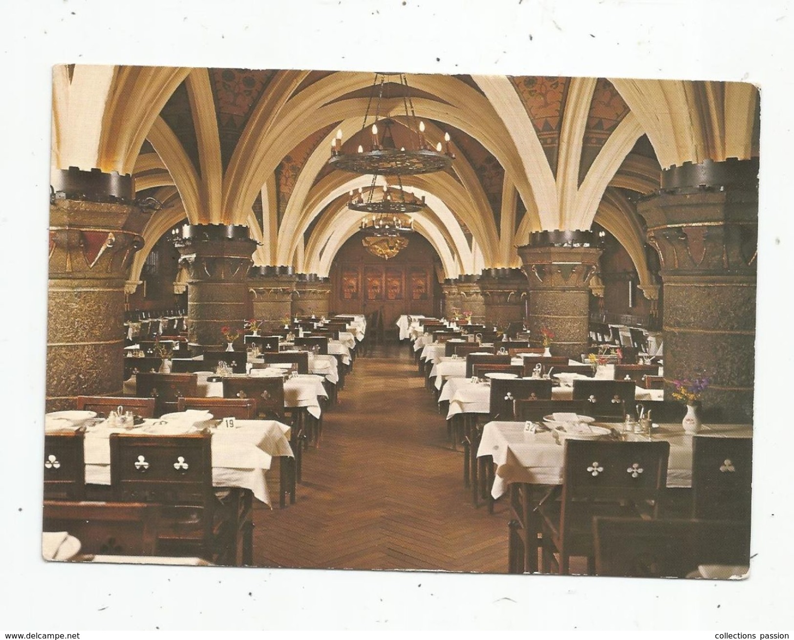 Cp,  Hôtels & Restaurants , Belgique , GENT , Restaurant - Tea Room - Café RAADSKELDER ANNO 1425 , Vierge - Hotels & Gaststätten