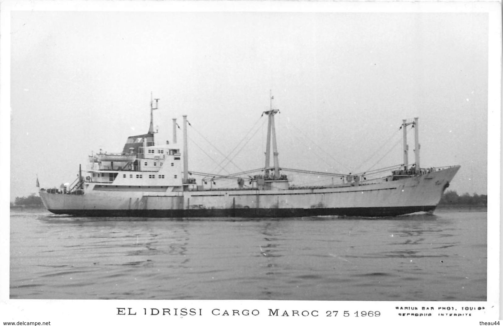 ¤¤  -   Carte-Photo Du Bateau De Commerce " EL IDRISSI "  -  Cargo Du Maroc    -  ¤¤ - Commerce