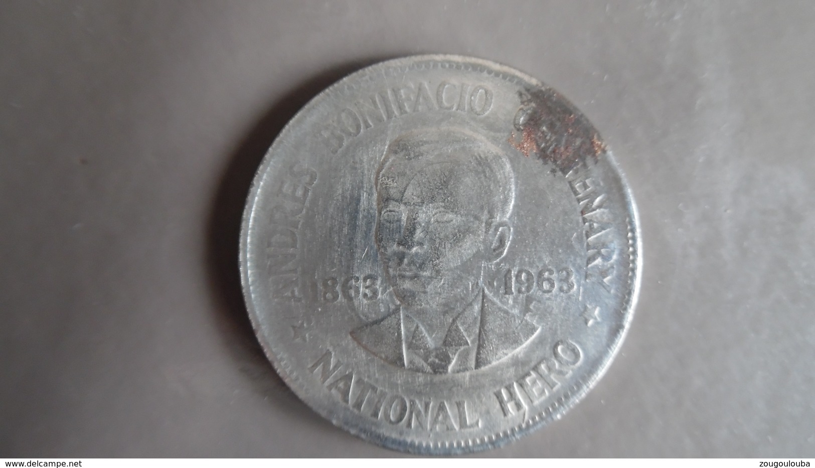 Fausse Pièce One Peso Philippines 1963 - Philippinen