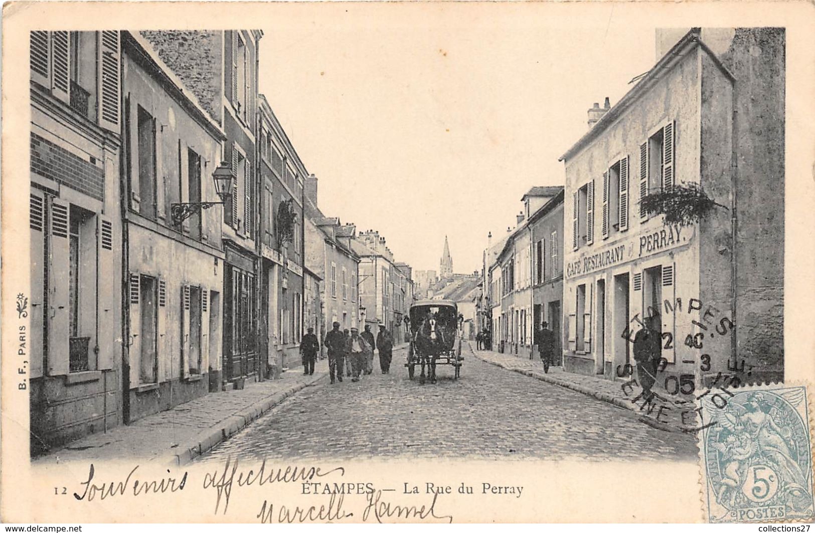 91-ETAMPES- LA RUE DE PARRAY - Etampes