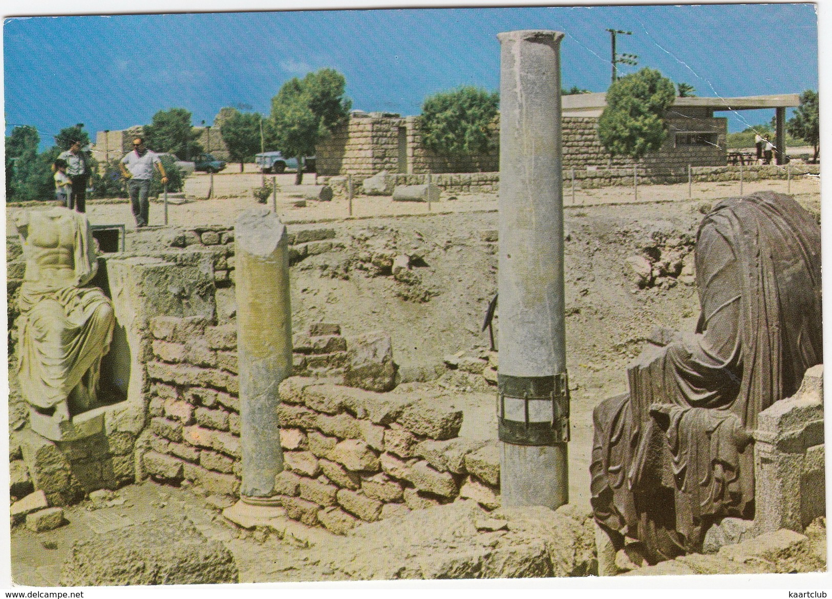 Caesarea - Ruins Of A Byzantic Public Building With Roman Statuary - (Israel) - Israël