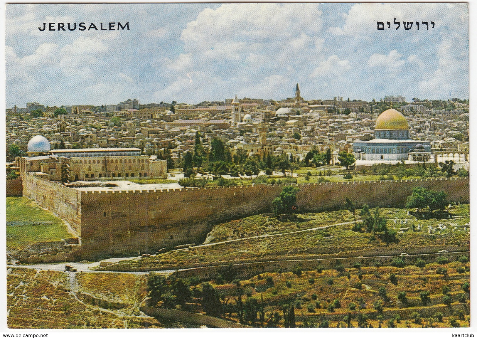 Jerusalem - Vieille Ville / Seen From Mt. Of Olives - (Israel) - Israël