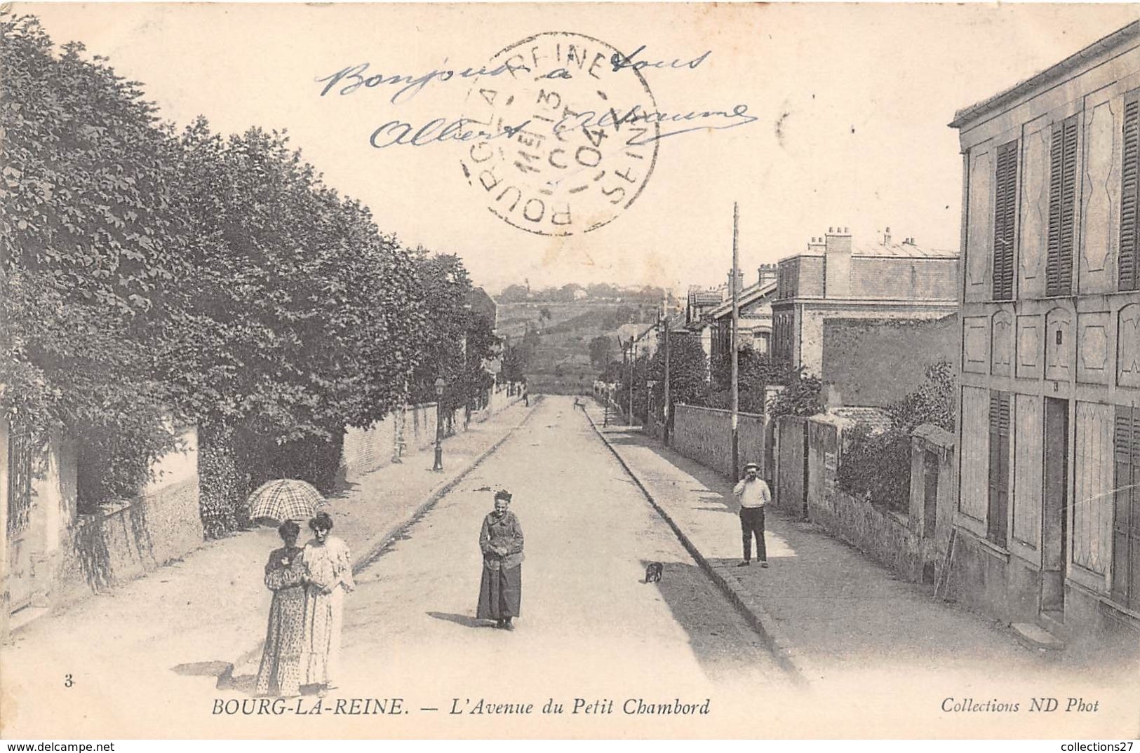92-BOURG-LA-REINE- L'AVENUE DU PETIT CHAMBORD - Bourg La Reine