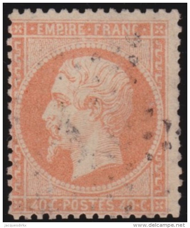 France   .    Yvert  .   23       .      O   .     Oblitéré - 1862 Napoléon III.