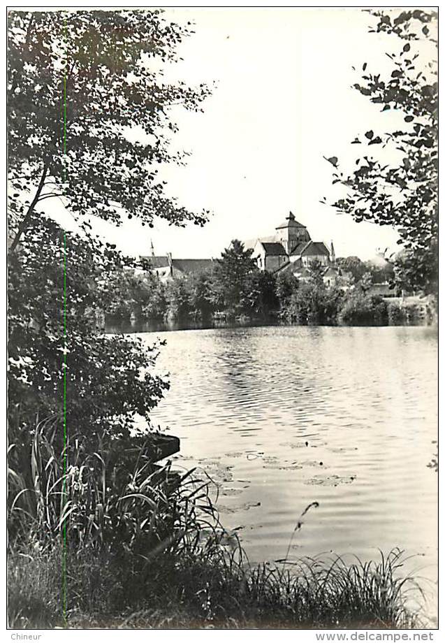 FONTGOMBAULT  ABBAYE VUE DES BORDS DE LA CREUSE - Autres & Non Classés