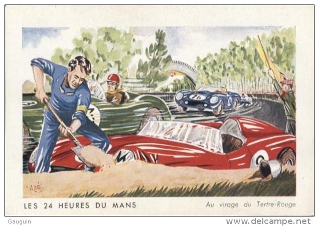 CPM - LES 24 HEURES DU MANS - CARTE ILLUSTREE - Edition PUB Mutuelles Du MANS - Le Mans