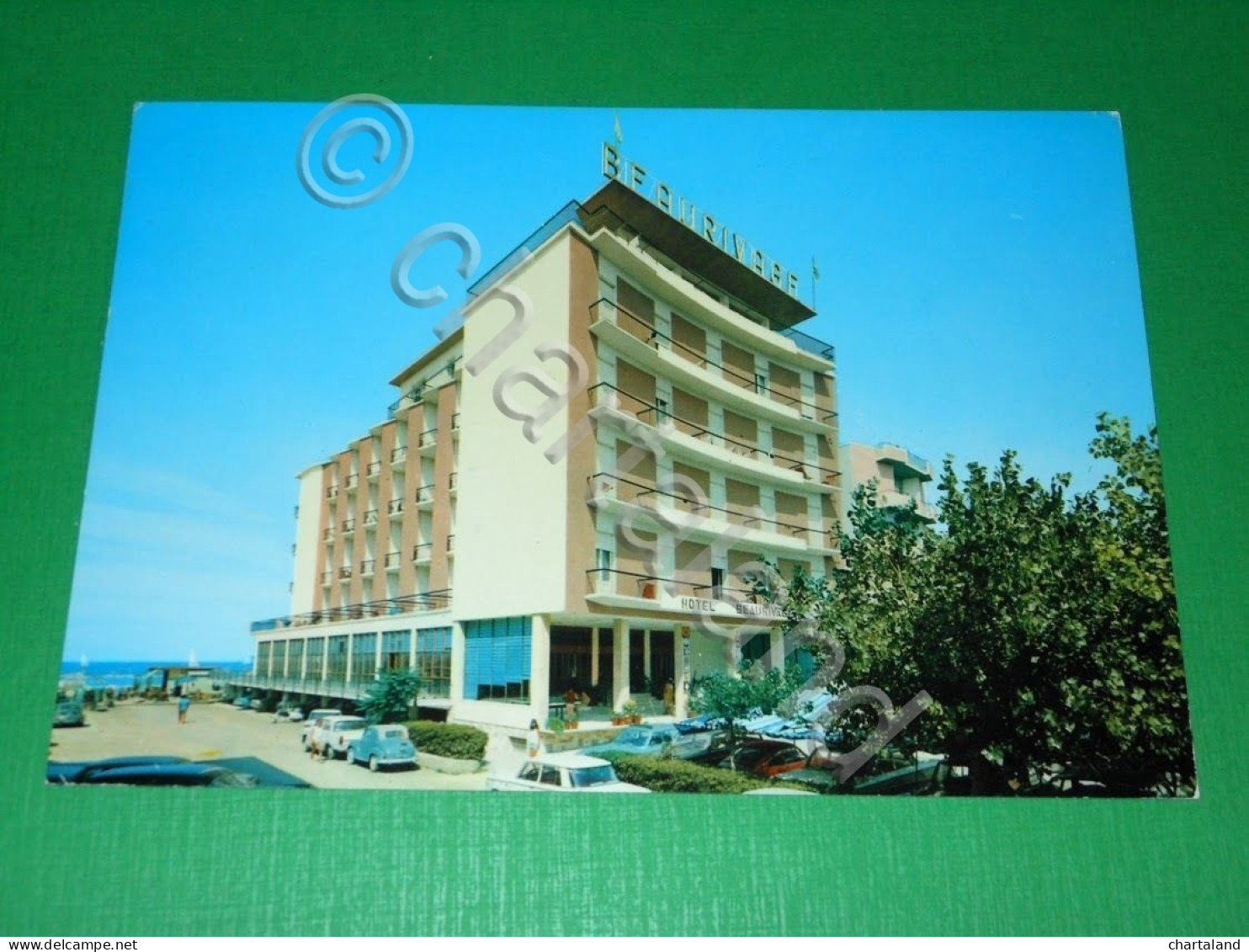 Cartolina Cattolica - Hotel Beau Rivage ( Viale Carducci ) 1970 - Rimini