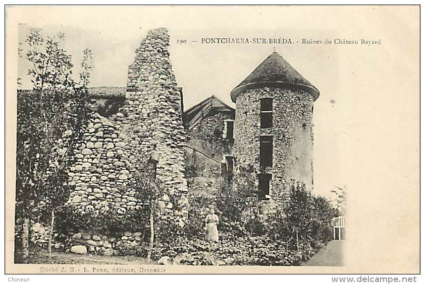 PONTCHARRA SUR BREDA RUINES DU CHATEAU BAYARD - Pontcharra