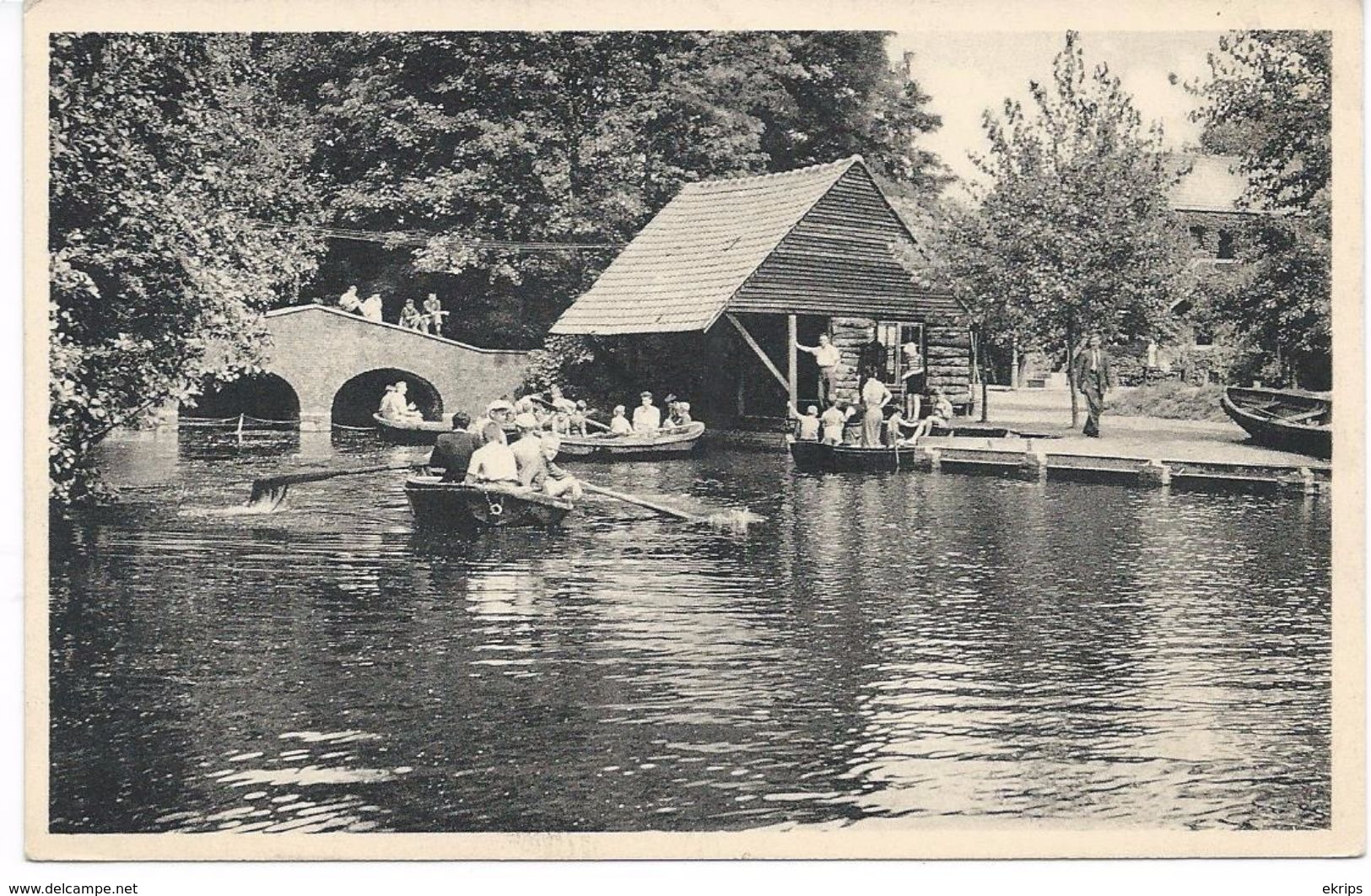 Hof Schemelbert, Liezele Brug Met Boothuis En Steiger - Puurs