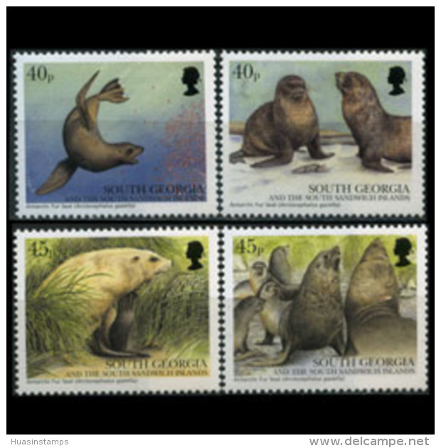 SOUTH GEORGIA 2003 - Scott# 286-9 Fur Seals Set Of 4 MNH - Géorgie Du Sud