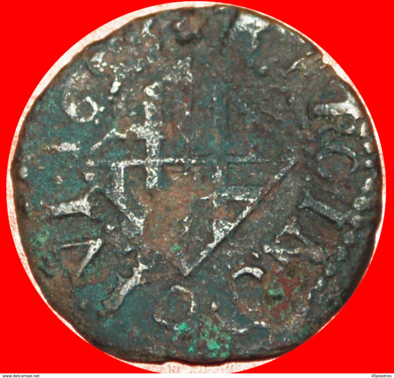 • BARCELONA (1622-1655): SPAIN ★ 1 ARDITE 1655! LOW START&#x2605; NO RESERVE! Philipp IV (1621- 1665) - Monnaies Provinciales