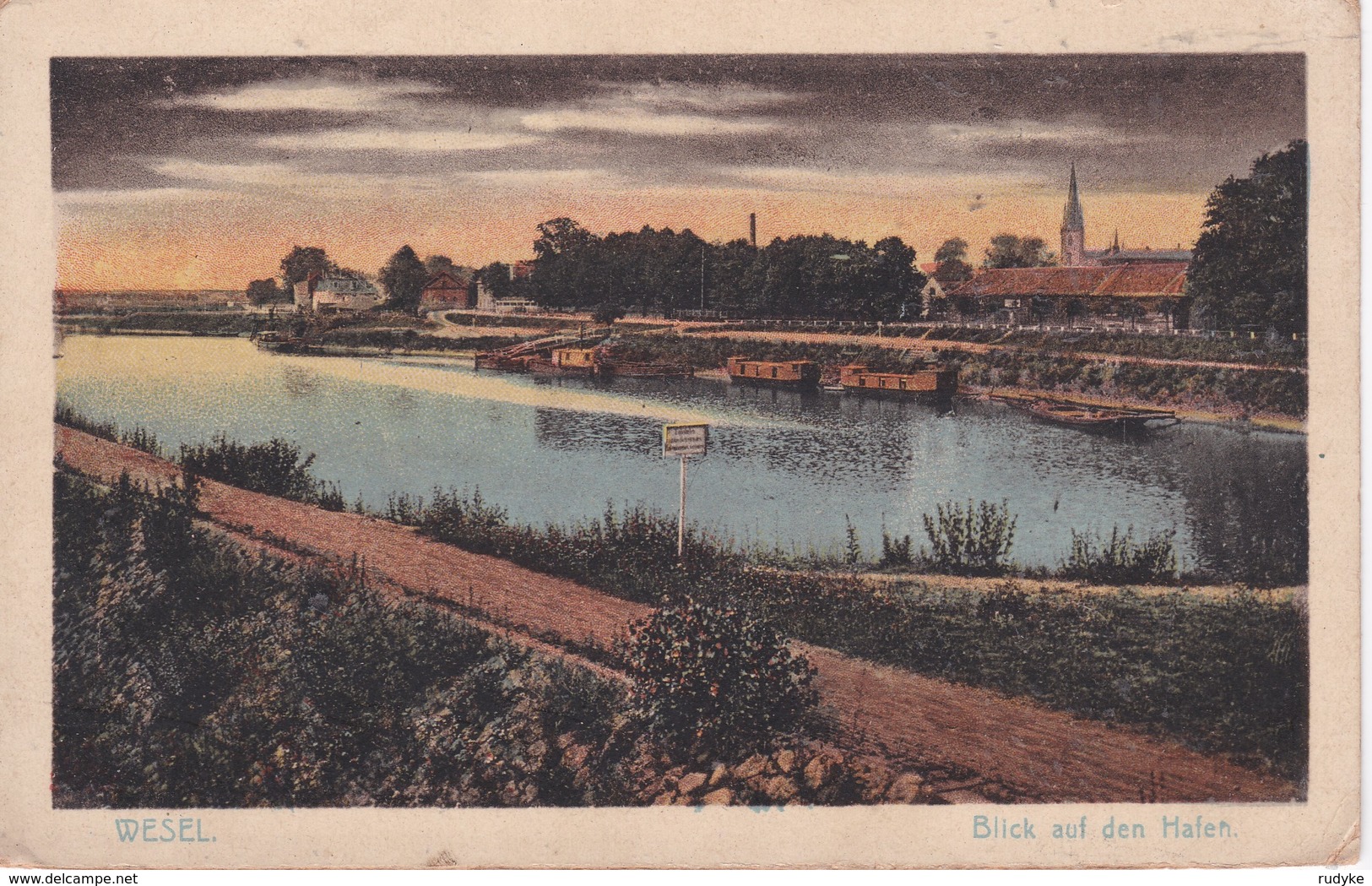 WESEL  Blick Auf Den Hafen - Wesel