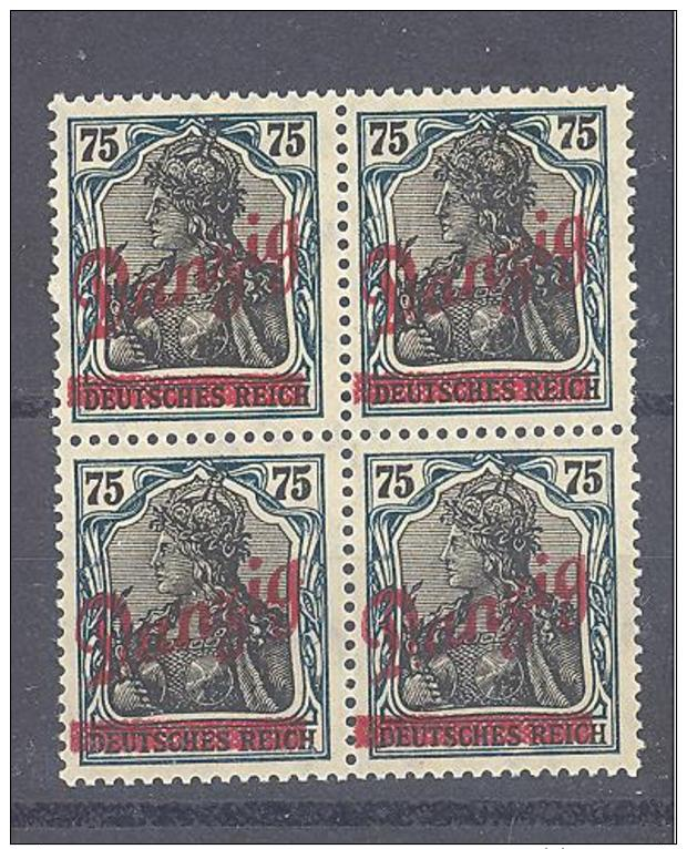 Danzig   Michel #   25  **  4-er Block - Other & Unclassified