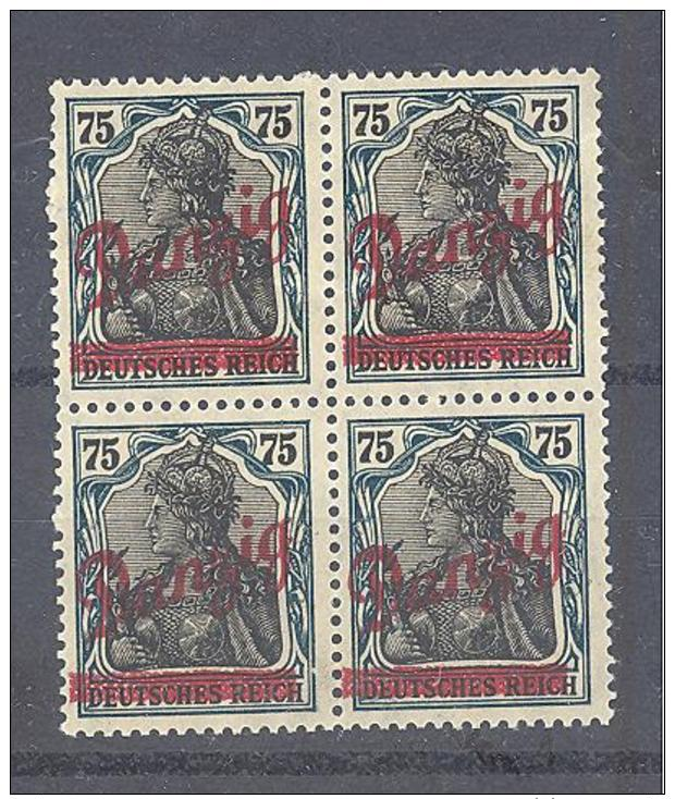 Danzig   Michel #   25  **  4-er Block - Other & Unclassified